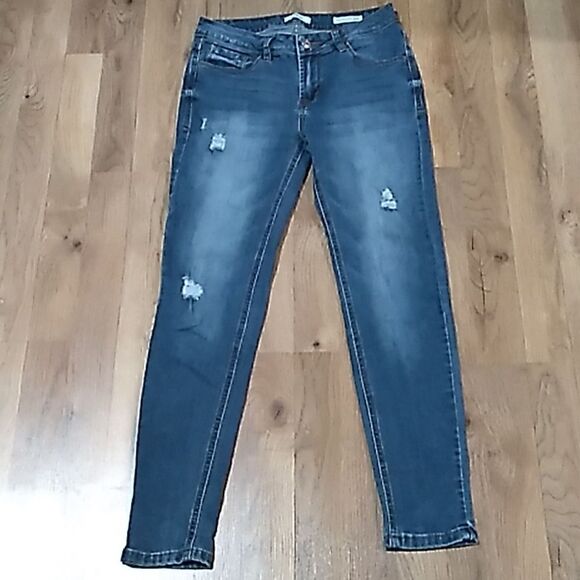 Kensie Skinny Effortless Ankle MI Rise Jeans. - Picture 5 of 10